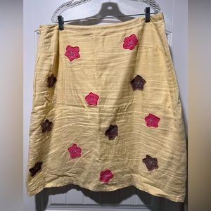 Boden appliqué skirt size 20L.